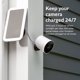 thumbnail image 3 of Panel solar SimpliSafe para cámara de seguridad exterior blanco, 3 of 4