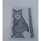 thumbnail image 1 of Adhesivo Trasero Gato Gris, 1 of 2