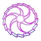 thumbnail image 1 of Rotor De Freno De Disco De Bicicleta Sólido 180/160/203 Mm Perno De Rotor De Freno De Bloqueo Central 203 Mm, 1 of 5