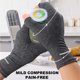 thumbnail image 5 of Guantes Para Artritis De Compresión De Manos Reumatoides Negros, 5 of 6