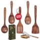 thumbnail image 1 of Juego de utensilios de cocina de madera WOODLANDS USA de teca, 7 piezas, 1 of 8