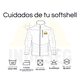 thumbnail image 5 of Softshell Alta Visibilidad Hombre Clase 2 Reflectante - Naranjo/Gris Oscuro TALLA M, 5 of 6