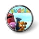 thumbnail image 1 of Los Cuddlies-Theme Round Button Badge: Premium Metal Construction, Ideal for High-End Events 2.8 cm, 1 of 6