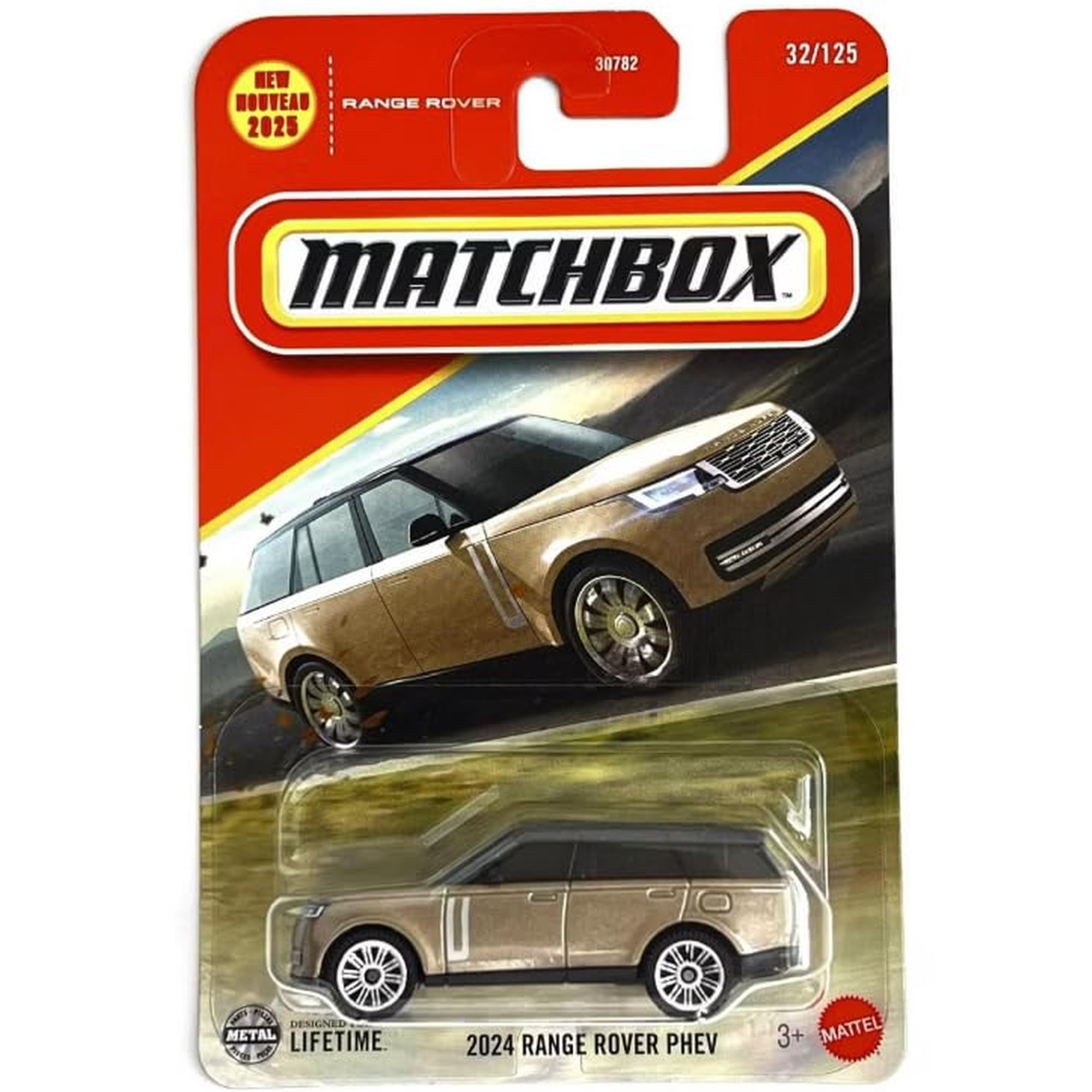 Hot Wheels - Vehículo De Juguete Fundido A Presión Matchbox Range Rover Suv A Escala 1:64