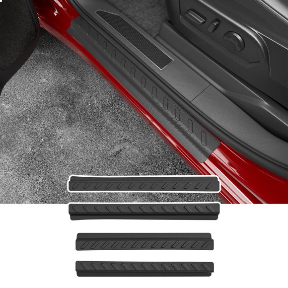 Protector de umbral de puerta CZmenghe 4 uds para Chevrolet Silverado