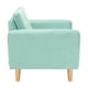 thumbnail image 5 of Sofa Bote 1c Felpa 05 Verde Agua, 5 of 6