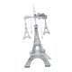 thumbnail image 1 of Estatuilla De La Torre Eiffel Portavelas Giratorio Ornamento Decoración Encantadora Torre Colgante Duradera, 1 of 5