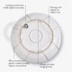 thumbnail image 4 of Colgador de Platos Display Buddie 46‑61 cm de Alta Resistencia, 4 of 9