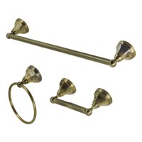 Juego De Accesorios De Baño Kingston Brass Metropolitan Antique Brass