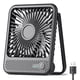 thumbnail image 1 of Ventilador de escritorio USB Koonie Strong Wind, ultrasilencioso, 3 velocidades, 5 pulgadas, 1 of 7