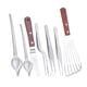 thumbnail image 4 of 6 Piezas Pinzas Cocina Juego Utensilios Precisión Decoración Acero Inoxidable Herramientas Pastelería Adecuado para Chefs Repostería Presentación de P 7 piezas, 4 of 5