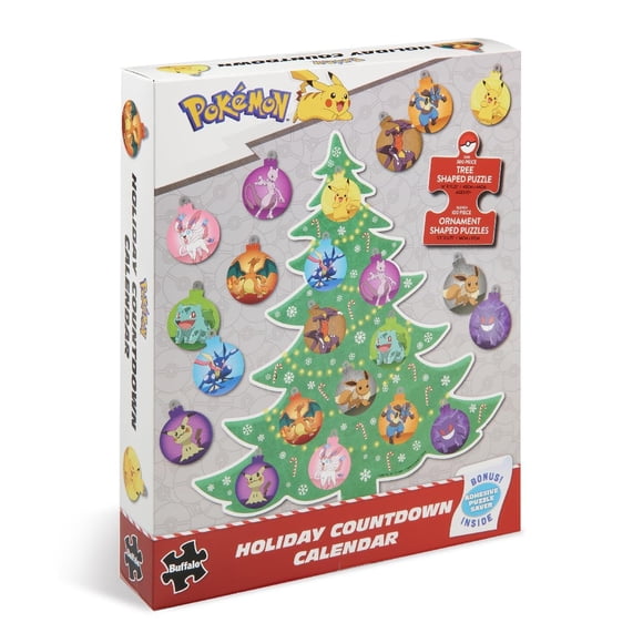 Calendario de Adviento Puzzles Buffalo Games Pokémon Christmas