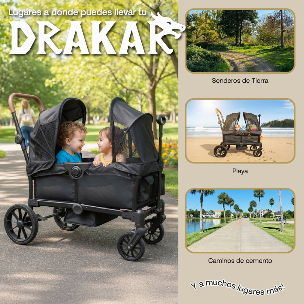 Bebesit Wagon Drakar Negro, foto 2
