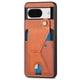 thumbnail image 3 of Funda Resistente para Google Pixel 8 con Tarjetero y Soporte, Diseño Magnético Marrón, 3 of 4