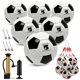 thumbnail image 1 of Pack de 6 balones de fútbol Hualleko tamaño 3/4/5 + bomba de mano + bolsa, 1 of 7