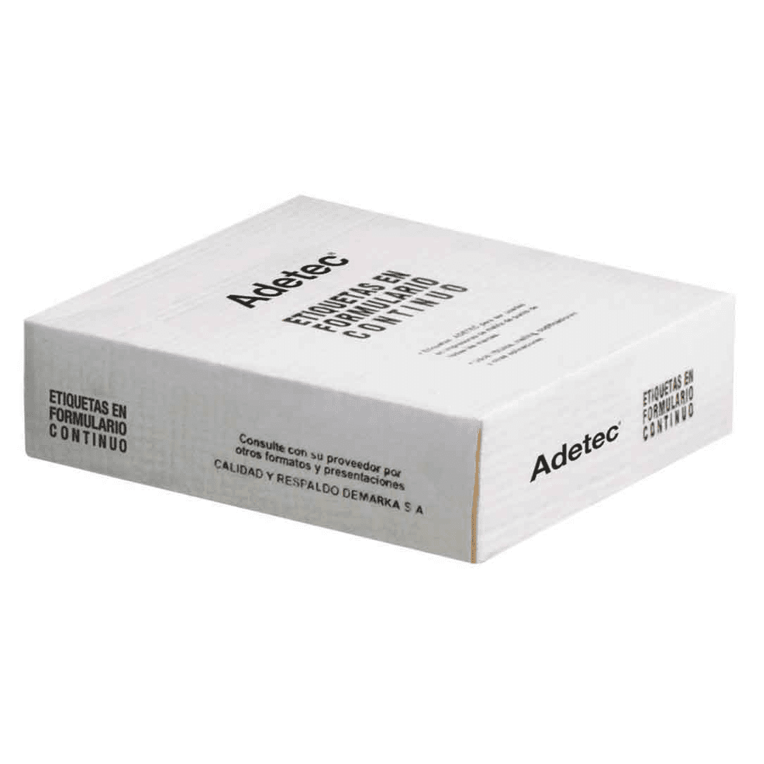 Adetec - Etiquetas Formulario Continuo 36x102 2 Columnas