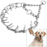 Defensor - Collar Adiestramiento, Para Perros Con Medida De Cuello 50Cm, Color Plateado
