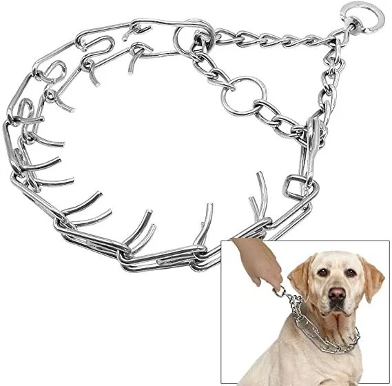Defensor - Collar Adiestramiento, Para Perros Con Medida De Cuello 50Cm, Color Plateado