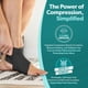 thumbnail image 4 of Faja de Soporte para Tobillo BraceAbility Slip-On Manguito de Compresión Negro, 4 of 9