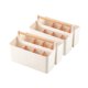 thumbnail image 1 of Cajón organizador Vidifor 2 piezas 25x18x15 cm con divisores rosas y asa, 1 of 6