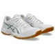 thumbnail image 2 of Zapatillas de voleibol Asics Upcourt 6 para mujer, talla 39, blanco/plateado, 2 of 3