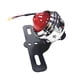 thumbnail image 5 of Luz De Freno Trasera LED Para Motocicleta Con Soporte Para Matrícula Rojo + Carcasa Plateada, 5 of 5