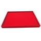 thumbnail image 1 of Almohadillas Para Bandejas De Anillos De Terciopelo Para Escaparate De Joyería, Organización Del Mostrador Del Hogar, Color Rojo, 1 of 5