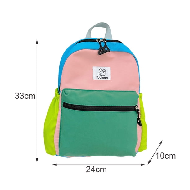Children Girls' School Backpack Baby Kindergarten Bag for Boys Travel Backpack Canvas Colourful Kids School Bag for Students