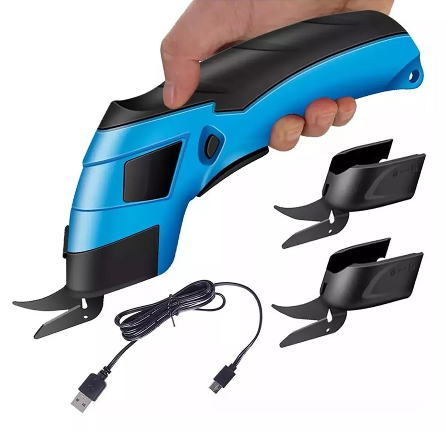 Genérico - Tijera Eléctrica Inalámbrica Recargable Corta Tela/cartón