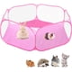 thumbnail image 1 of Jaula para animales pequeños , corral transpirable y transparente para mascotas, cerca de ejercicio para exteriores e interiores, cerca portátil para cobayas, conejos, hámsteres, chinchillas y eriz, 1 of 6