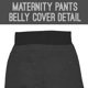 thumbnail image 5 of Jeans de Maternidad Hybrid & Company 1X Charcoal Stretch, 5 of 5