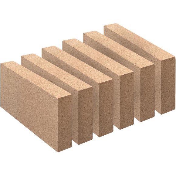 Fire Bricks, Woodstove Firebricks, Size 9 x 4.5 x 1.25 in