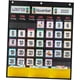 thumbnail image 5 of Calendario de bolsillo negro, calendario de enseñanza, 51 cm x 60 cm, calendario de pared educativo completo mensual, calendario organizado para el aula de educación en casa, 5 of 6