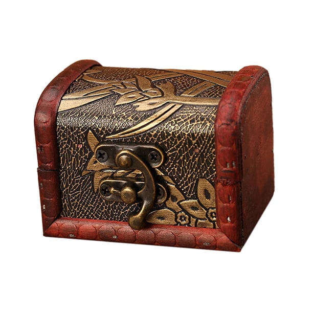 Caja De Almacenamiento Decorativa Caja De Madera Decorativa Para Aretes Horquillas Pulseras Estilo D