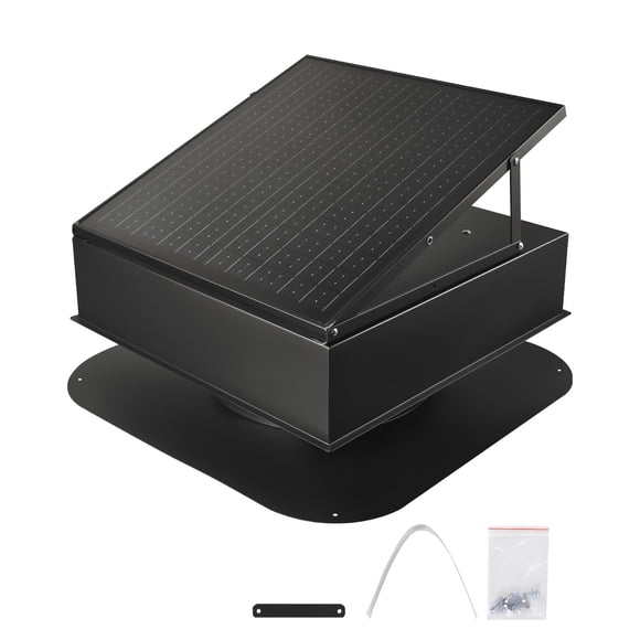 Ventilador de escape para techo, ático, VEVOR, 35 W, Smart Solar con termostato
