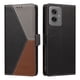 thumbnail image 4 of Cartera Plegable para Motorola Moto G55, PU Tricolor con Ranuras, Negro, 4 of 6