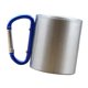 thumbnail image 4 of Vasos Con Mosquetón Taza Para Acampar Viajes Al Aire Libre Metal Senderismo Escalada 150ml Azul, 4 of 5