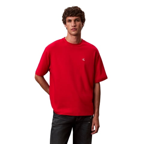 Camiseta Calvin Klein Relaxed Fit Monogram Logo Para Hombre