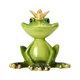 thumbnail image 5 of Resina Animal Yoga Figuras De Rana Artesanía Verde Hogar Jardín Corona, 5 of 5