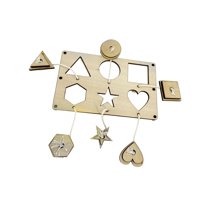 Bothyi - Tablero Ocupado, Accesorios De Bricolaje, Juguete Sensorial, Habilidad Práctica Para Avión, Juguete, Forma Geométrica