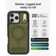 thumbnail image 2 of Funda ZAGG Rainier para iPhone 17 Pro Max, con soporte, resistente a caídas de 7 m, 2 of 9