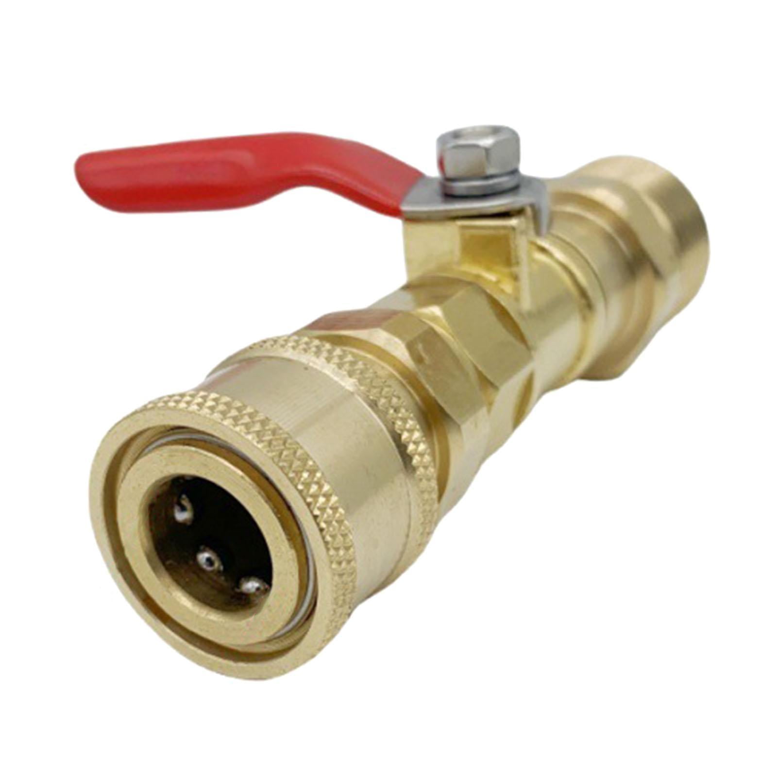 Magideal - Juego De Válvulas De Bola Para Limpiadoras De Alta Presión, Manguera Para Limpiadoras De Alta Presión, Accesorios Fáciles De Usar, Conexión Rápida Par Estilo A