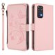 thumbnail image 2 of Funda Cartera Mariposa para [Xiaomi Redmi Note 12S 4G] con Soporte y Cremallera Rosa, 2 of 6