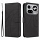 thumbnail image 4 of Funda tipo cartera con tapa para Nothing Phone 4A Pro con tarjetero, soporte y cubierta magnética Negro, 4 of 5