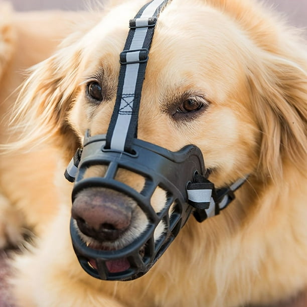 Dog Muzzles Adjustable Breathable Biting Chewing Barking Training Dog Mask For Small Medium Large Dogs, Safety Mouth Dog Muzzle For Small Medium Large Dogs