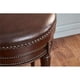 thumbnail image 4 of Taburete de bar New Ridge Home Goods Chapman 26 de madera de nogal, 4 of 6