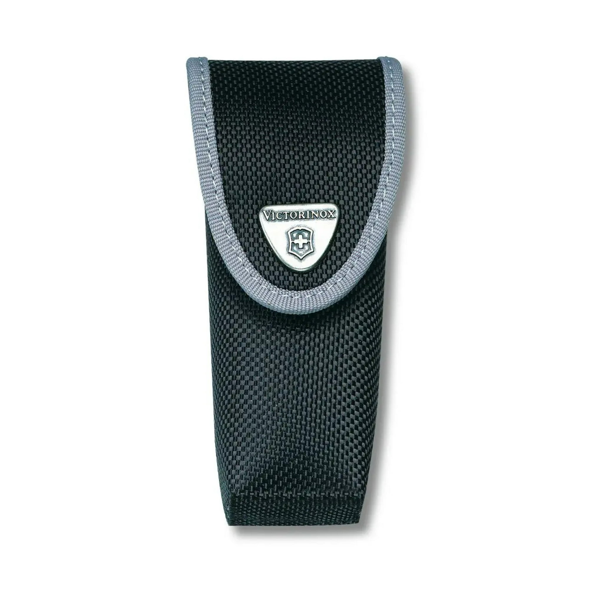 Victorinox - Estuche De Nylon Color Negro Para Cinturón, Con Compartimiento Para Linterna. Tamaño 12,4x5,2x3,5 Cm
