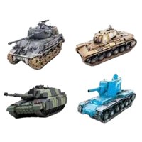 Bothyi - Kit De Construcción De Tanques (4 Unidades), Colección De Adornos Para Niños Y Adultos, Manualidades Con Tanques.