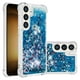 thumbnail image 1 of Funda Para Samsung Galaxy S24 Con Brillo Líquido, Protección Completa Y Soporte De Anillo Giratorio, 1 of 4