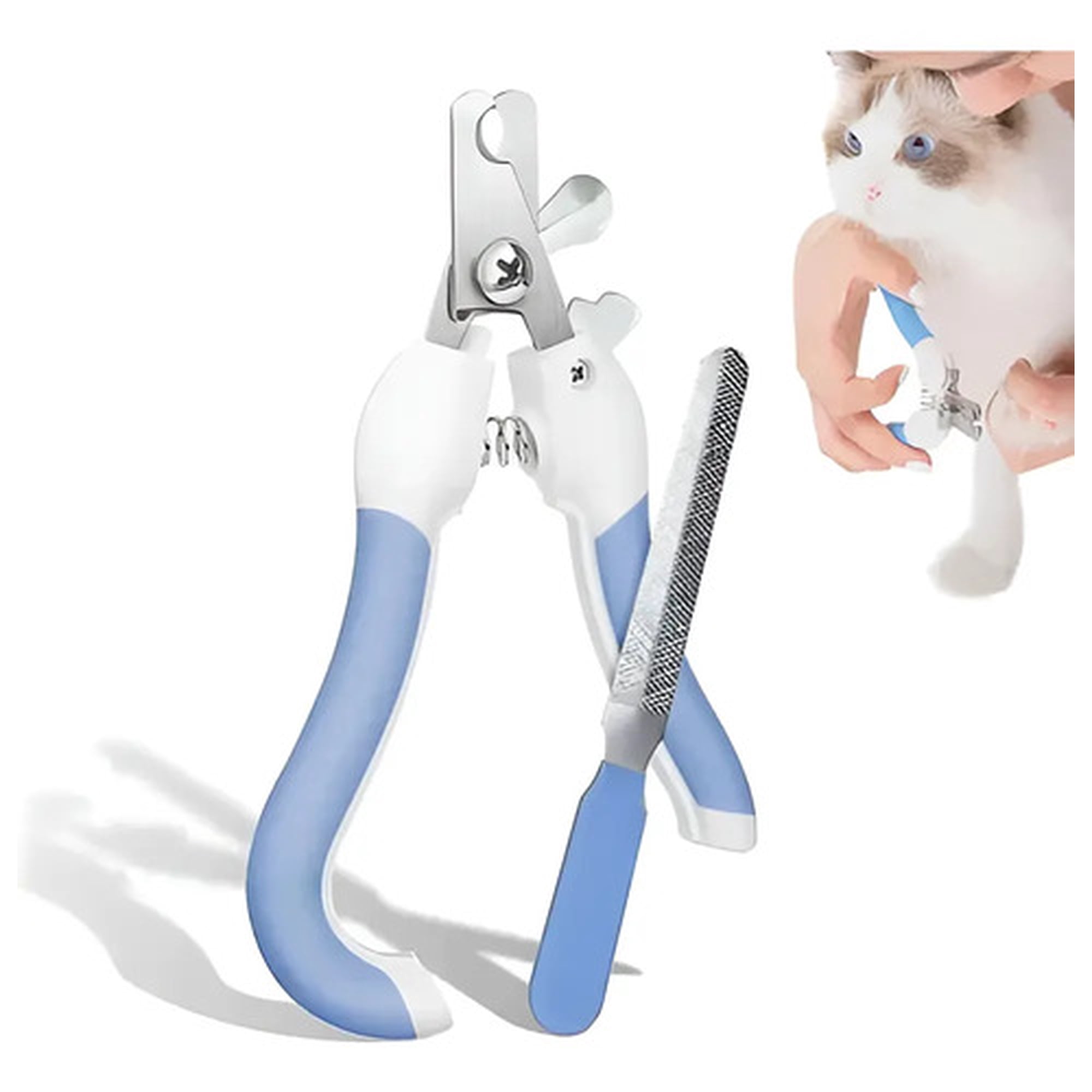 Vitrineon Cl - Corta Uñas Para Mascotas Lima Perro Corta Uñas Mascotas Pinzas Vitrineoncl Cortaúñas Para Perros Corta Uñas Para Mascotas Perro Gato Tipo Alicate Vitrineoncl Azul Mediano